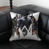 WWatch DDogs 2 Cushion Cover Pillow Case Antidustmite Invisible Zipper Silky Plush Cushion