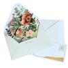3D Flower Greeting Card Unique and Exquisite Design for Birthday Thank You Christmas New Year with Envelope Message Card