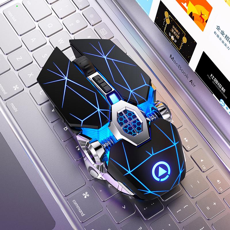 YINDIAO Wirelesss Mouse Rechargeable Notebook Computer Office Accessories Laptops Silent Mouse