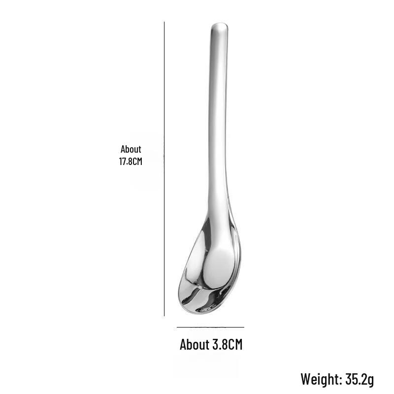 

ZISIZ 316 Stainless Steel Yuanbao Spoons (5-Piece Set)