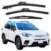 Hitzebeständige Auto-Wischerblätter 3er-Set Flachbalken für Subaru Forester SK 2018-2024, Streifenfreie Wischer 26"+16"+14" Leise Vorne Hinten