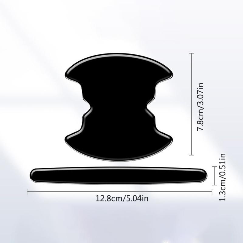 For VW 8Pcs For VW Volkswagen Golf Polo Passat Tiguan Touran Car Door Handle Bowl Handle Anti-scratch Trim Strip Protector Stickers NL9