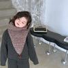 2025 Korean Kids' Autumn/Winter Shawl: Stylish & Versatile Knit Cloak