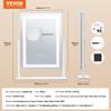 Lighted Makeup Mirror 3 Color Vanity with 5X Magnification 16.1x11.8 in