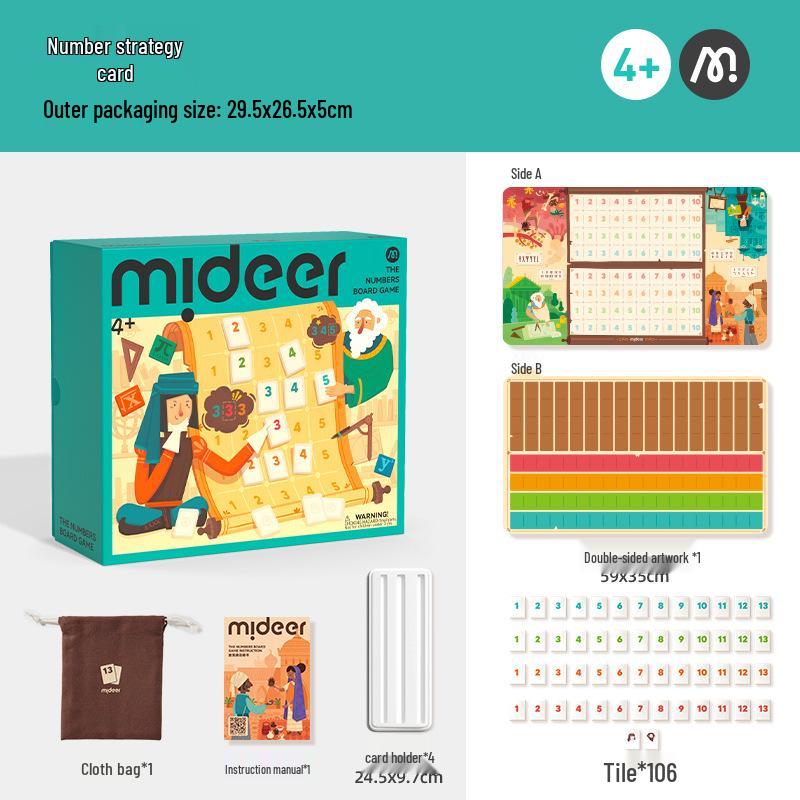 

Mideer Children s Number Game: Toddler Arithmetic Strategy and Early Education Puzzle Toy