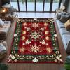 Sneeuwvlok Kerstboom Tapijt Woonkamer Decor Sofa Kleed Slaapkamer Bedzijde Kleed Keuken Eettafel Mat Vloermat Kerstdecor
