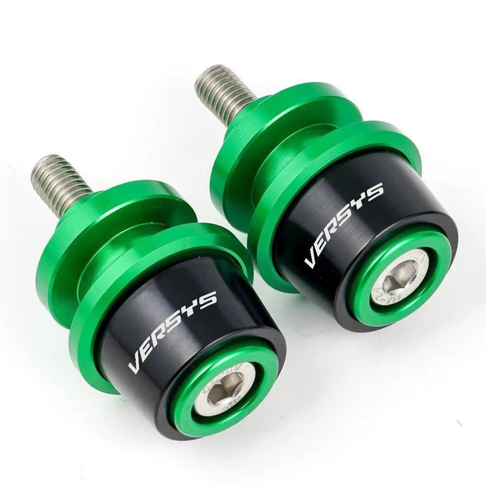 8MM Motorcycle High Quality CNC Swingarm Spool Sliders For Kawasaki Versys 650 1000 X300 2008 -