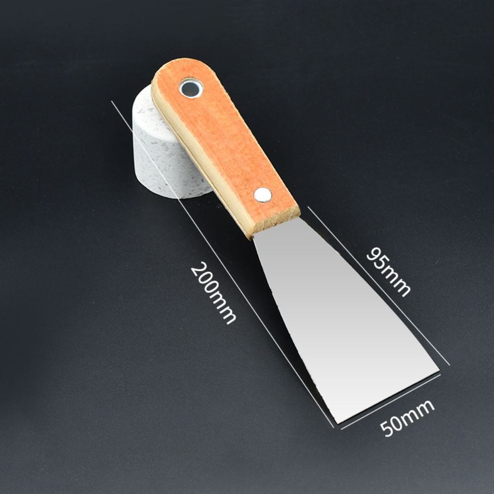 Wood Handle Paint Tools Non-slip Handle Cleaning Trowel High Quality Cleaning Scraper Household