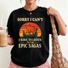 Maglietta Musicale di Odisseo La Saga Epica T-shirt Mitologia Greca Teatro Tee Omero Odissea Letteratura Classica Magliette per Nerd Palco Tee