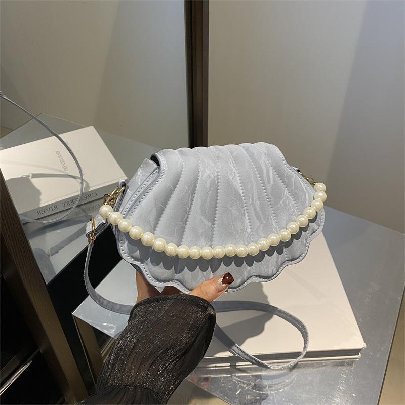 Niche Shell Bag Small Square Bag Stylish And Simple Shoulder Bag Daily Leisure Commuter Messenger Bag