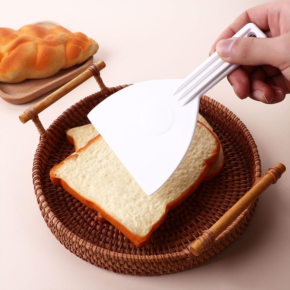 Fondant Bread Trimming Icing Plastic with Handle Dough Cutter Chopper Bench Scraper