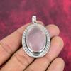 Rose Quartz Jewelry, 925 Solid Sterling Silver Pendant Handmade Gemstone Jewelry, Gifts For Wife Brand New Pendant