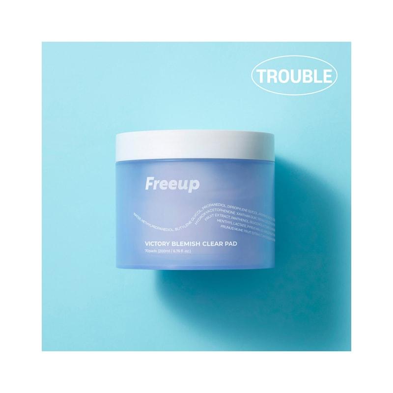 

Free Up Victory Blemish Clear Pads 200ml (70 sheets)