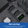 Charing Dock Station For PS4 Controller with 4 Micro USB Dongles Dual Fast Controller Charger For Playstation 4/PS4 Slim/PS4 Pro