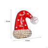 Christmas Brooch Pins, Cloth Decorative Accessories for Turbans Decoration