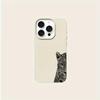 Schwarzes Leopardenmuster Lychee-Textur Handyhülle Für iPhone 17 Air 16 e 15 14 13 12 11 Pro Max Plus SE Weiche Hülle