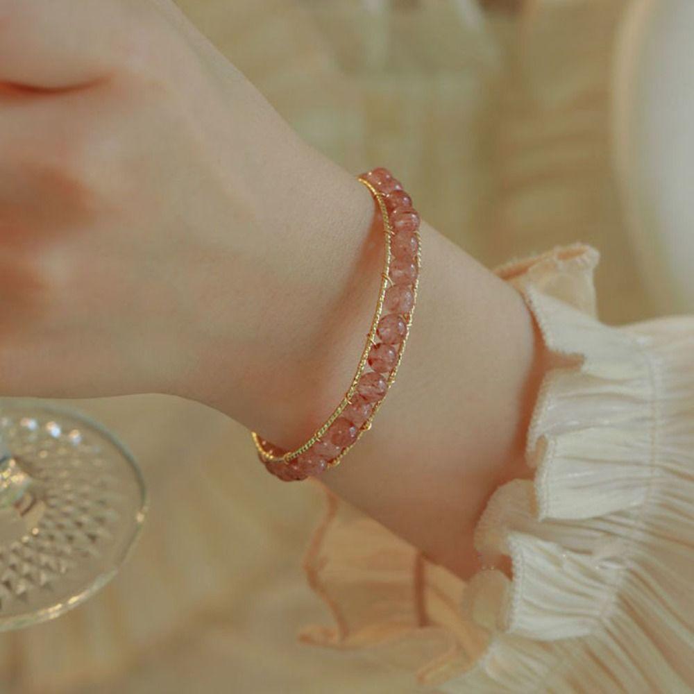 Antique Bracelet Magnetic Bangle Korean Style Bracelets Stone Bead Bracelets Female Hand Chain