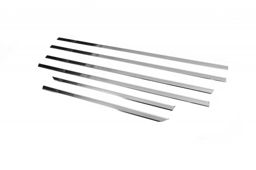 Glass Edging (6 Pcs, Stainless Steel) for Fiat Freemont