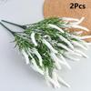 Artificial Lavender Wheat Bouquet 2Pcs Fake Flowers For Home Wedding Garden Outdoor Party Decoration Plants