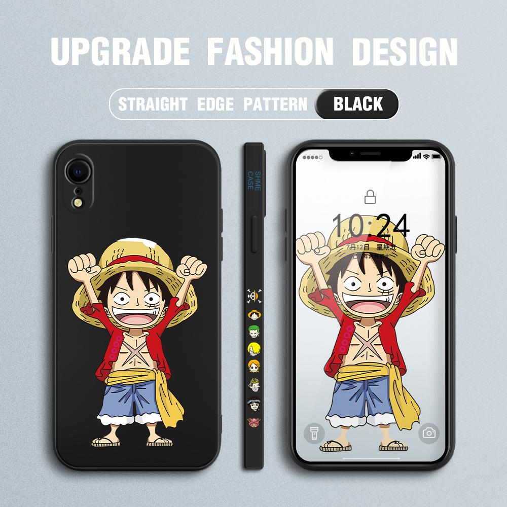 Populární pouzdro na telefon Anime Luffy pro Xiaomi Redmi POCO Mi 11 Lite 5G Note10 Pro Soft Full Protection Square Tekutý silikonový zadní kryt na mobil