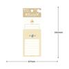Furukawa Paper Bookmark Soebumi Shiori HONTOWATASHI Cafe Set of 2 Sizes with Perforations for Folding into a Point
