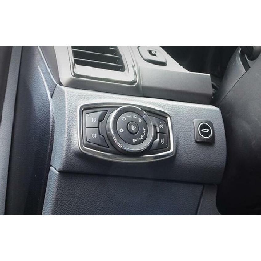 1PC For Ford Ranger 2015- Function Control Button Frame Trim Silver Titanium