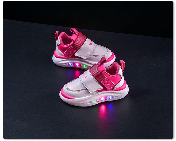 Leuchtende Sneaker für Kinder - Trendige Laufschuhe mit weicher Sohle für Jungen & Mädchen, Lässiger Stil für Frühling/Herbst