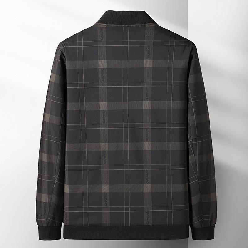 Spring and Autumn New Dad Coat Season Thin Men's Clothing In The Elderly Men's Jacket Middle-aged Casual Top