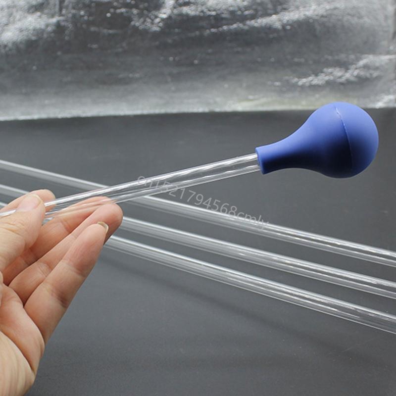 Siphon Dropper Waste Remover Aquatic Bottom Feeder Pipette Accurate Dispensing Aquarium Dropper Manual Pipette 6XDE
