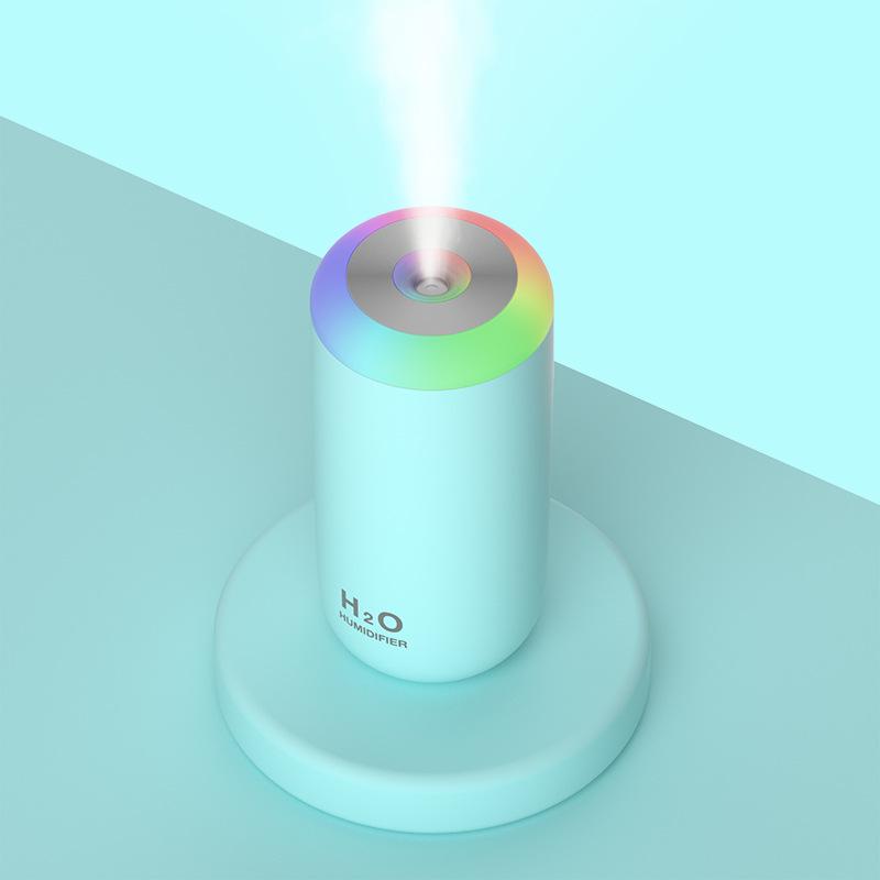 Umidificator mini USB pentru aromaterapie cu lumină de atmosferă colorată - Ideal pentru dormitor sau birou