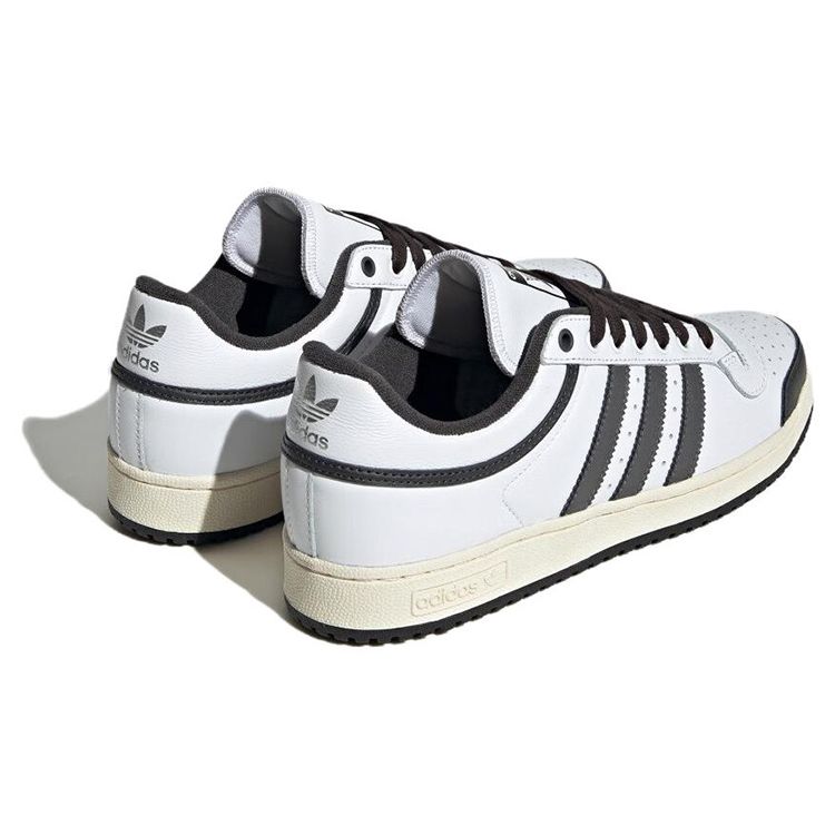 Adidas Originals Top Ten Low Slip Resistant Durable Low Top Skate Shoes Unisex Sneakers White Black IF5415
