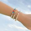 BohemiaColorful Acrylic Hand Beaded Bracelet Women Elegant Temperament Wedding Banquet Jewelry Accessories