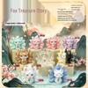 Nine-Tailed Fox Girl Fantasy Figurine: Ancient Wisdom Mystery Box Ornament