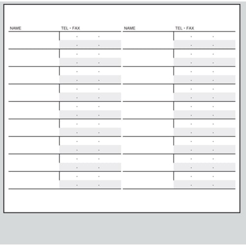 KOKUYO telephone directory PP cover accommodating 576 people Blue Wa-22NB