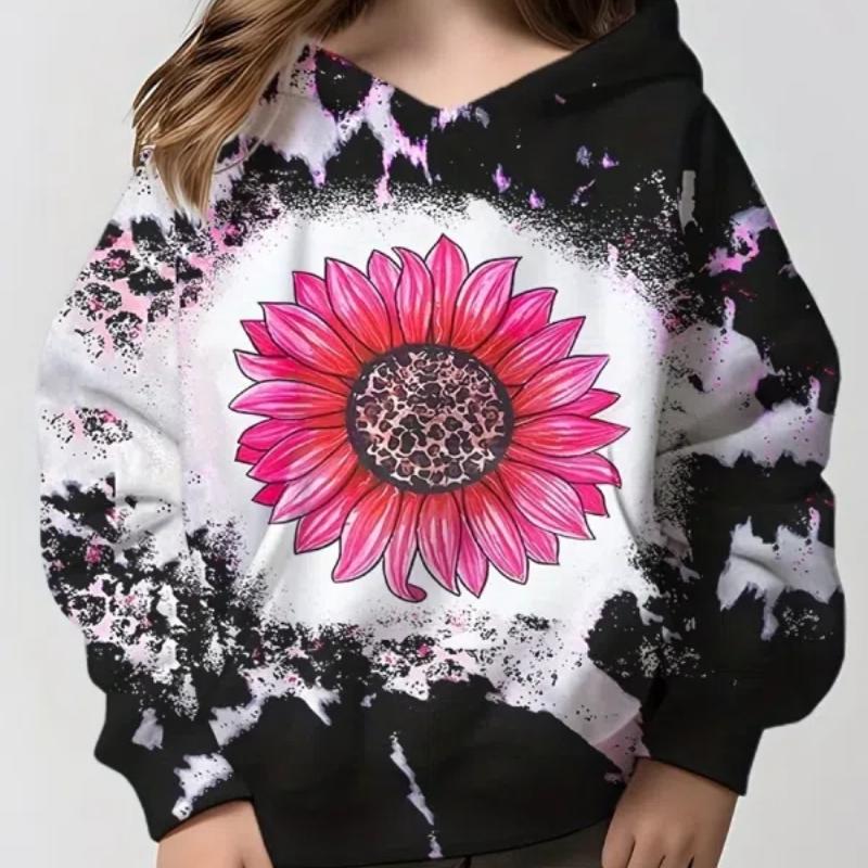 

Толстовка с 3D принтом жирафа и принтом мультфильма для девочек, пуловер с длинными рукавами, модный и милый свитшот с капюшоном для девочек, топы, детская одежда, подарки 160CM