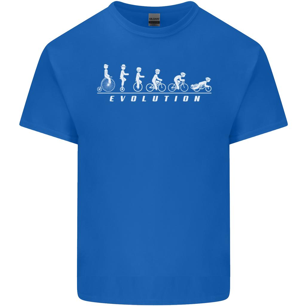 Cycling Evolution Cyclist Bicycle Unisexs Light Cotton TShirt