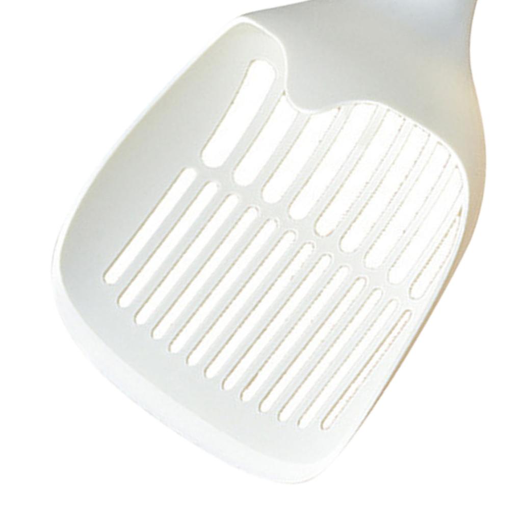 Cat Litter Scoop Ergonomic Handle Smooth Sand Leakage Hole Cat Litter Shovel with Hook for Animal