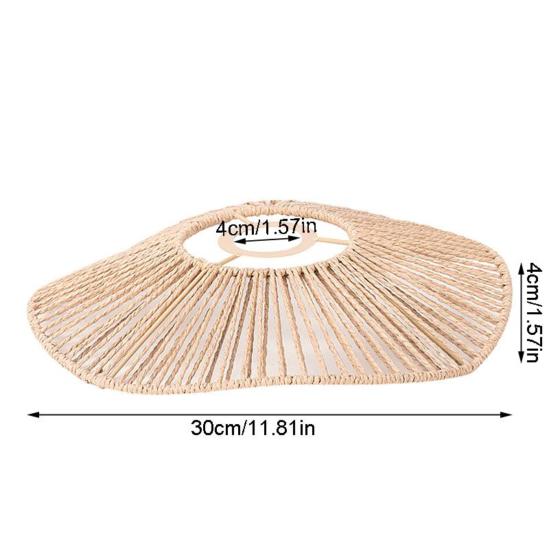 1PC Accessory DIY Household Cover Adornment Creative Decoration Retro Imitation Rattan High Quality Pastoral Style Lampshade