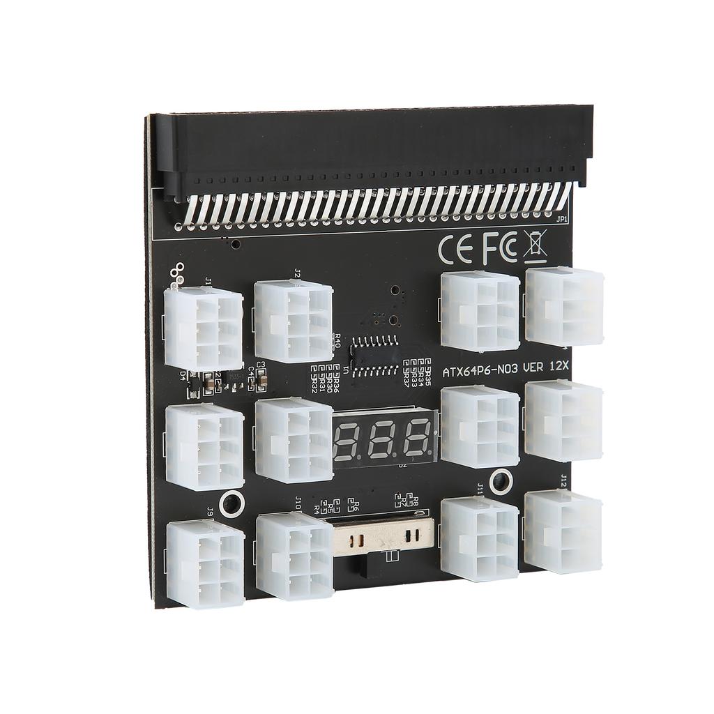 Netzteil Breakout Board Adapter PCB 12 ATX 2x3Pin Konverter 12V für HP PSU GPU Mining