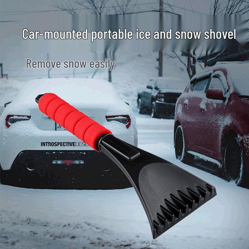 

Cold-Resistant ABS Car Snow Shovel & De-Icing Tool Black