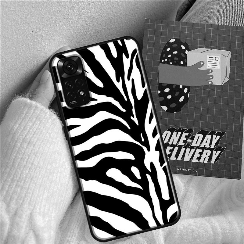 Animal Pattern Zebra Print Case For Xiaomi Redmi Note 11 9 8 10 Pro Note 11S 9S 10S Cover For Redmi 9 10 9A 9C 10C