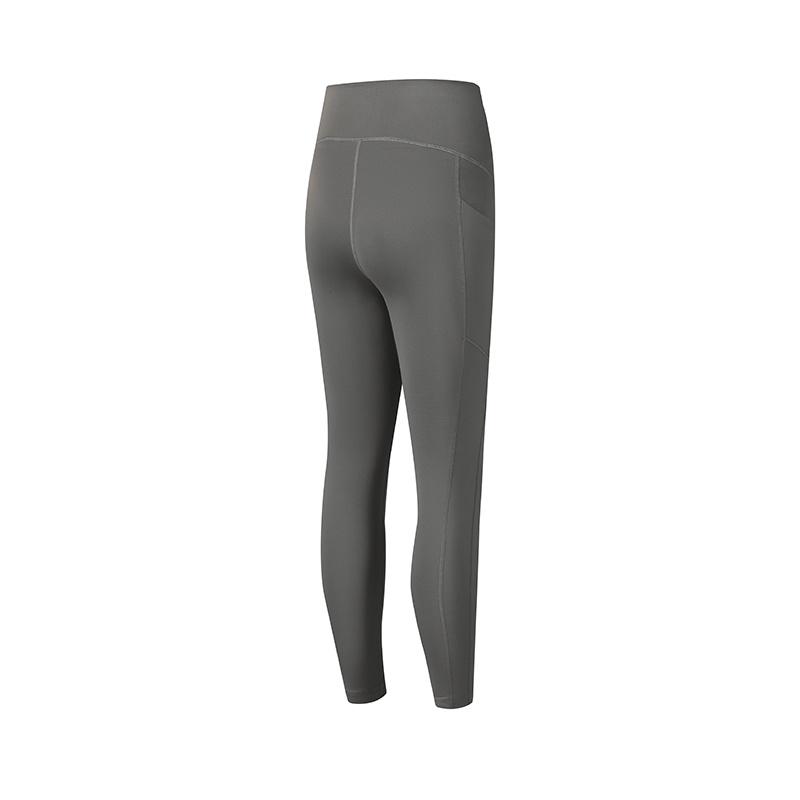 FILA Fitness Series Simple Training Comfortable Versatile Knitted Leggings Women leggings Gray A11W611609FDY