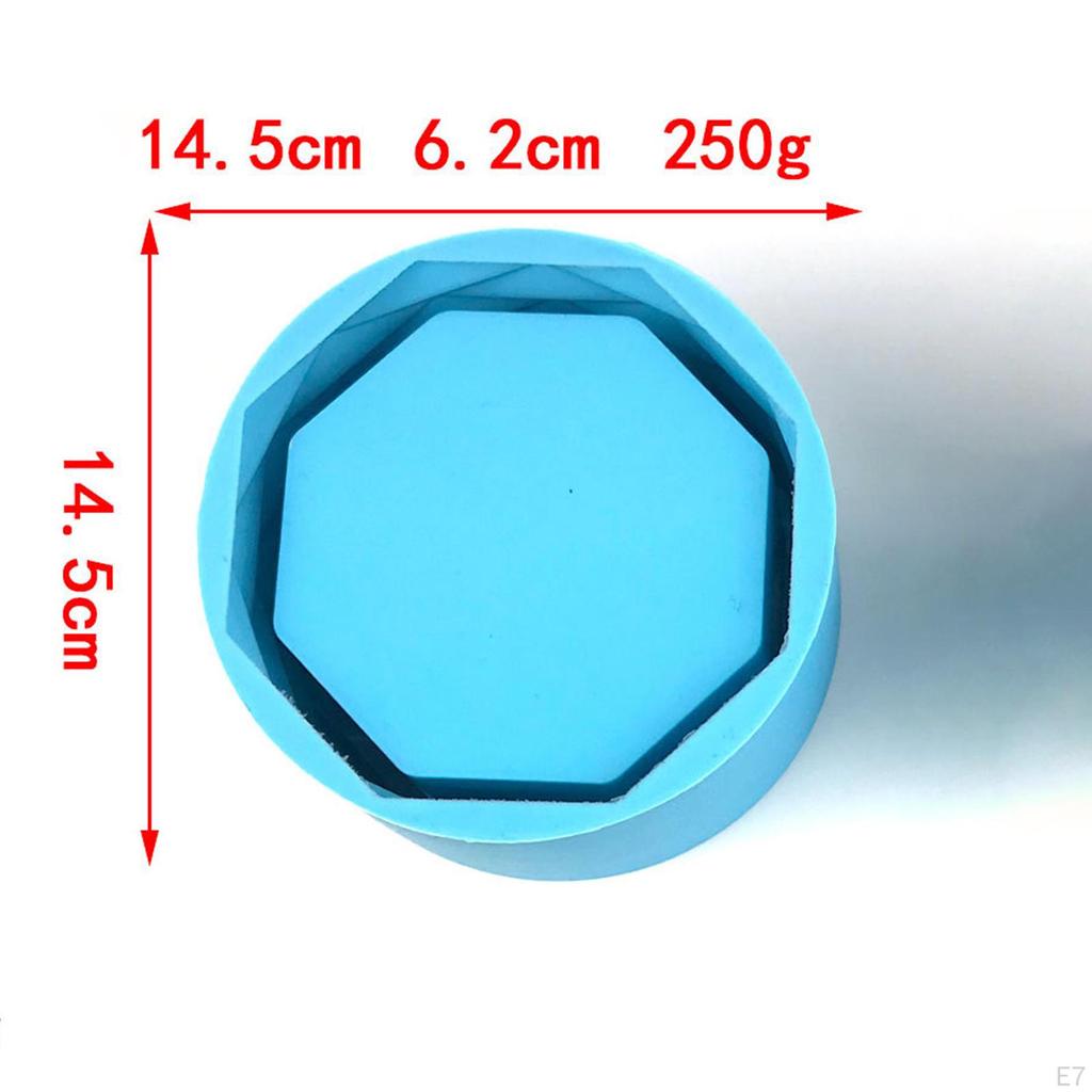 DIY Pouring Decoration Resin Craft Holder Ornament Art Plaster Tool Pot for Room Outdoor