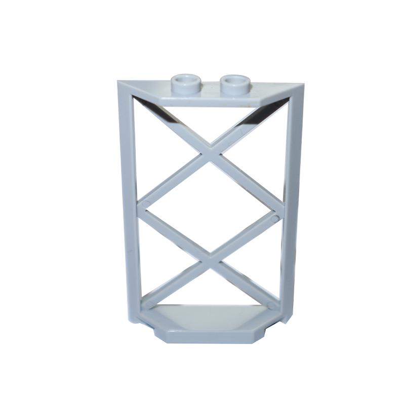 Non-Toxic Fence City Accessories Building Block Moc Part Railing Stair Barrier Ladder Guard Bar Castle Garden Farm Military Assemble Brick