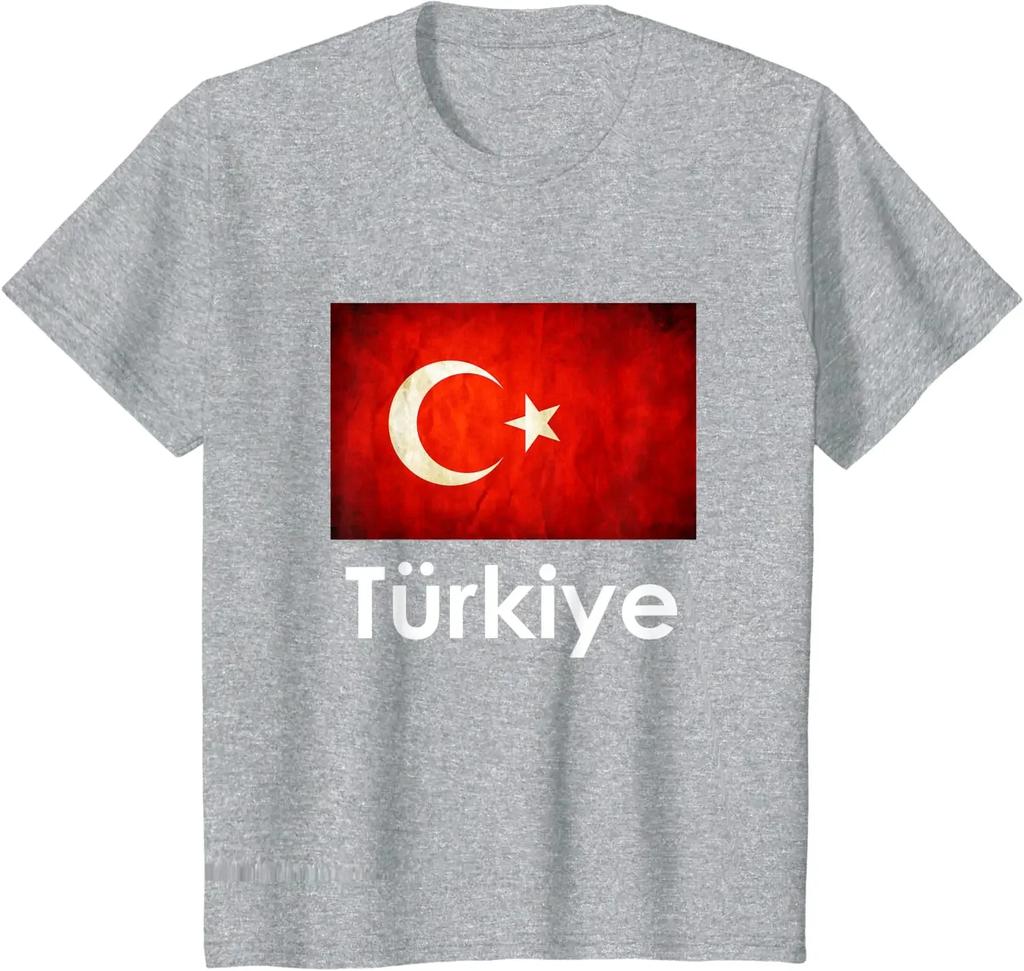 Turkiye Turkey Flag Turkish Gift TShirt 100 Cotton ONeck Short Sleeve Summer Casual Mens Tshirt Streetwear