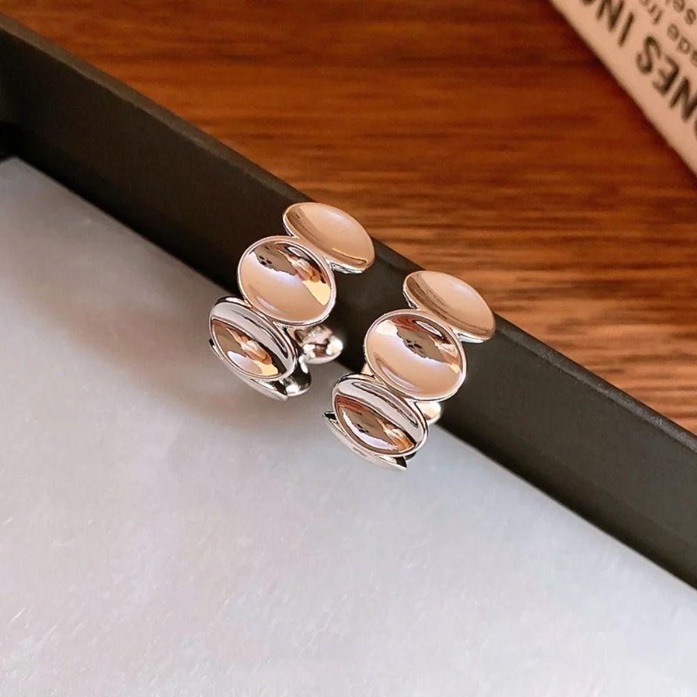 C Shaped Drop Earrings Gold/Silver Stud Earrings Fashion Women's Dangle Earrings  Engagement