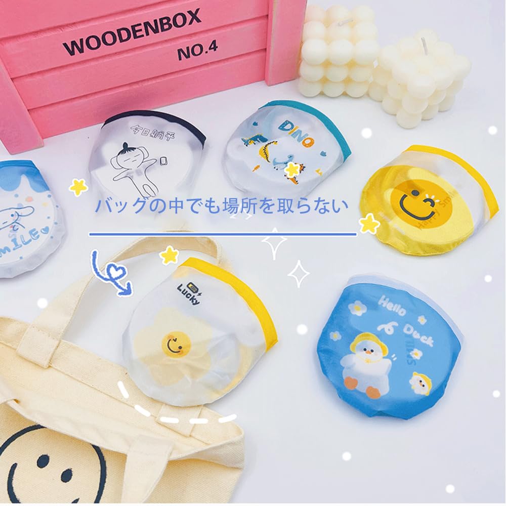 VIVIZHWH Folding Cute Folding Summer Cute Round Easy To Perfect for Fireworks and Pack of 3 Fans, Designs, Ultra-Lightweight, Handle, Mini, Fan,