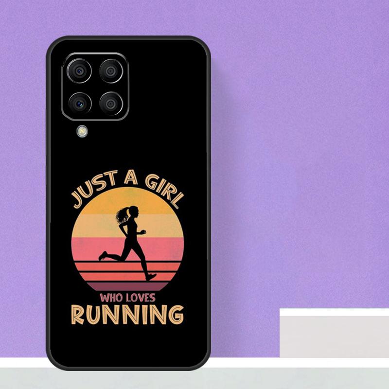 Fitness Girl Gym For Samsung Galaxy M13 M33 M53 M12 M32 M52 M14 M34 M54 M20 M51 M21 M30s M31s M15 M55 Case