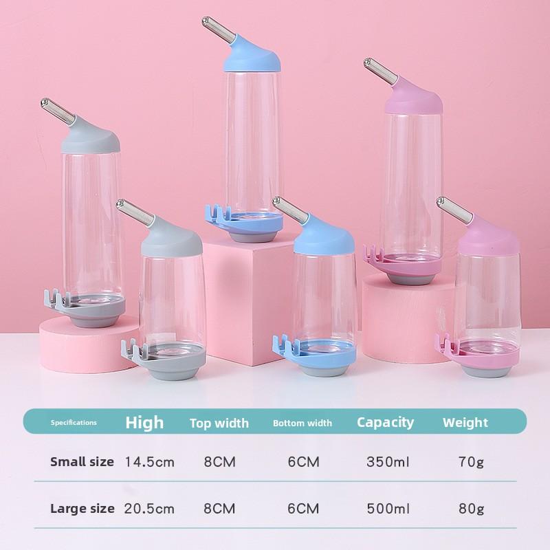 Suspended Water Dispenser with Ball Control, Extended Dog Water Dispenser, Plastic Pet Water Bottle
