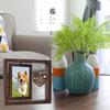 Pet Memorial Picture Frame for 4x6'' Photo Dog Loss Sympathy Gift with Rotating Photo Frame Home Table Decors